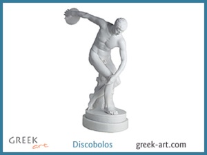 Greek statue: Discobolus of Myron